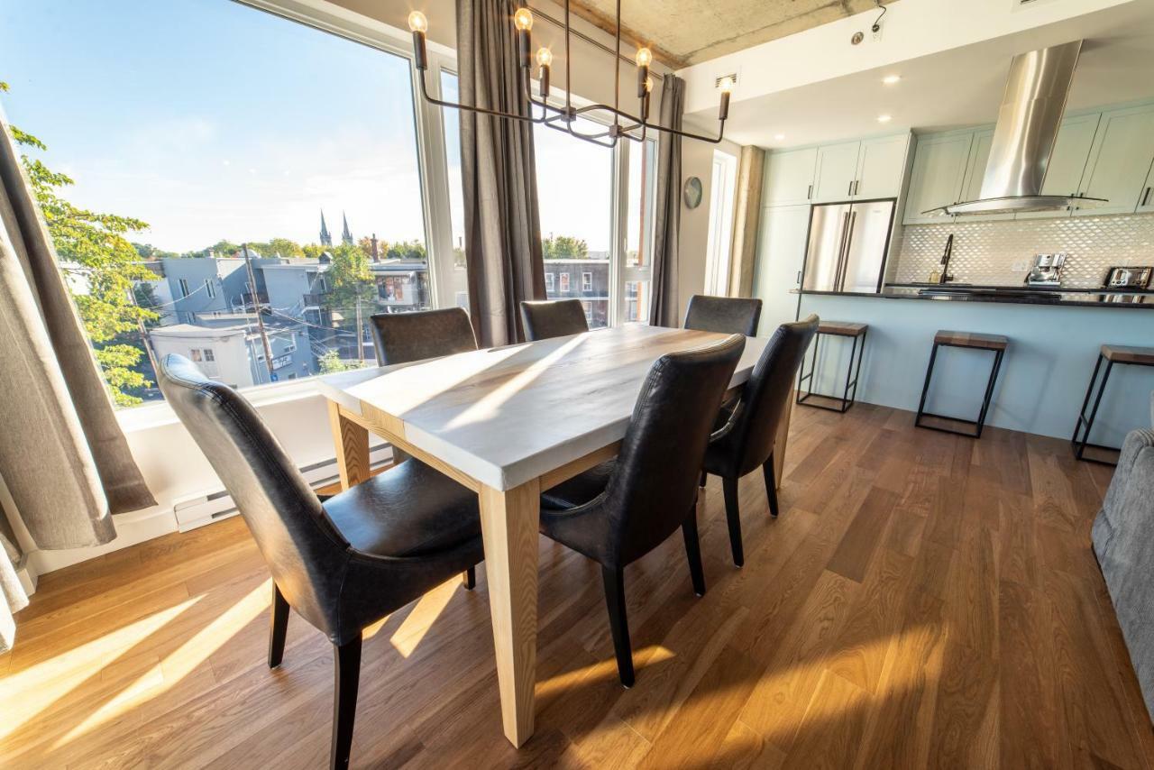 Aux Havres Urbains - Le Penthouse De La 3Ieme Avenue Lägenhet Québec Exteriör bild