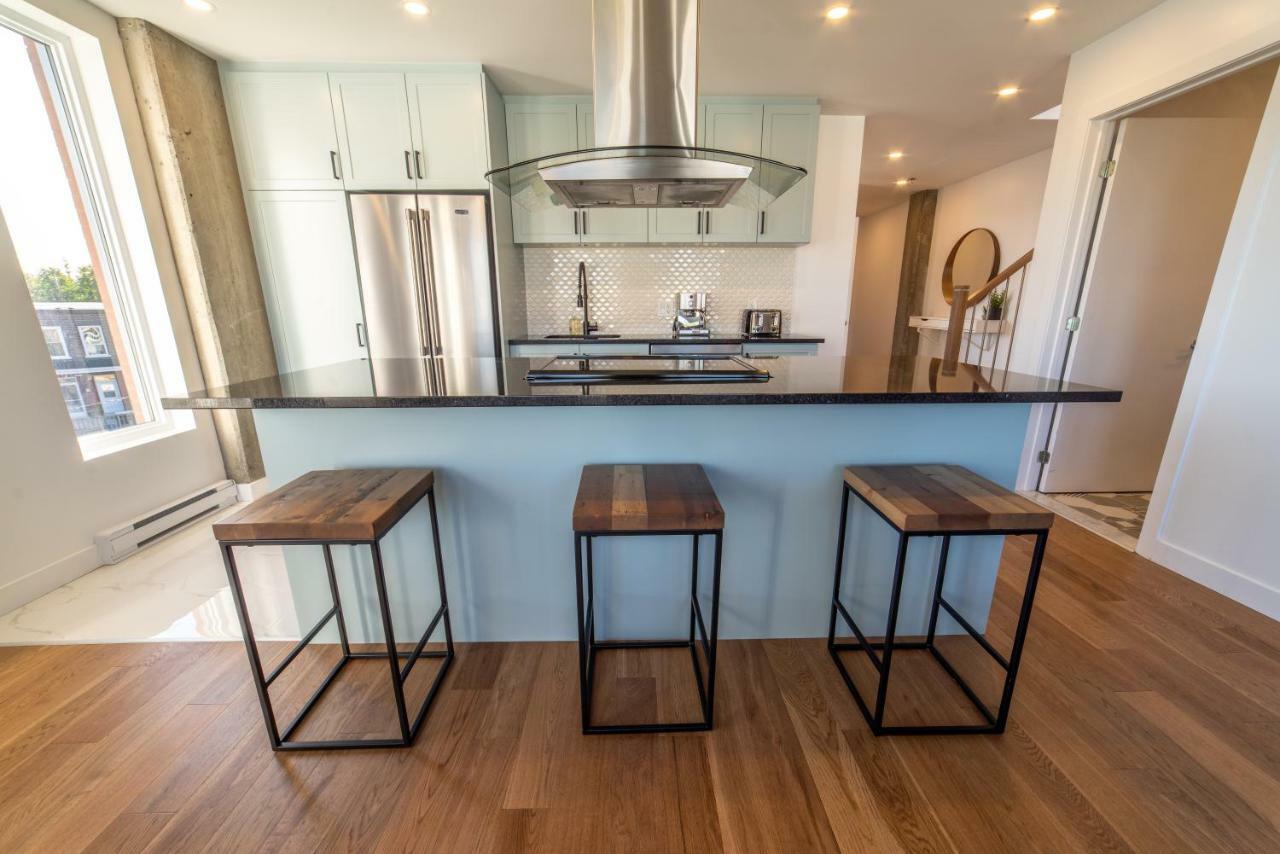 Aux Havres Urbains - Le Penthouse De La 3Ieme Avenue Lägenhet Québec Exteriör bild